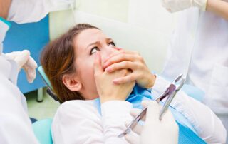 Patient scared of dentist