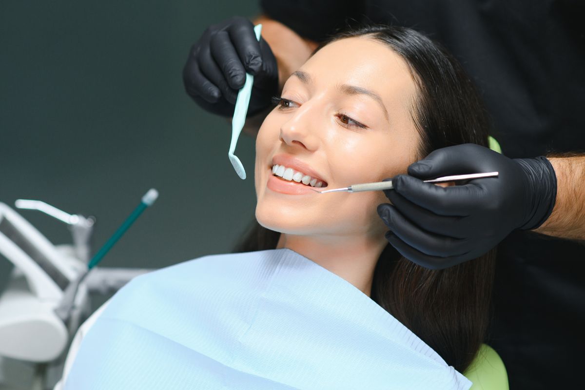 Cosmetic dental treatment.